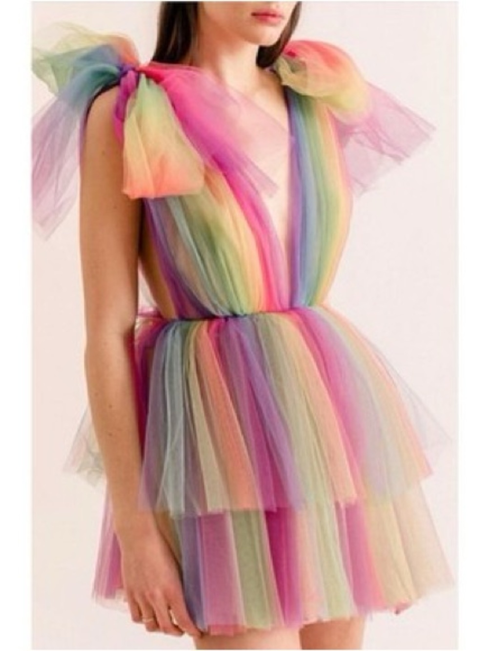 Lirika Matoshi A Dream Come True Rainbow Dress
